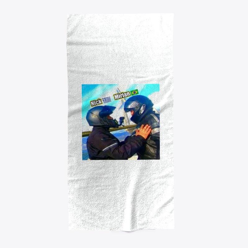 Nick and Mirian®️ Beach Towel